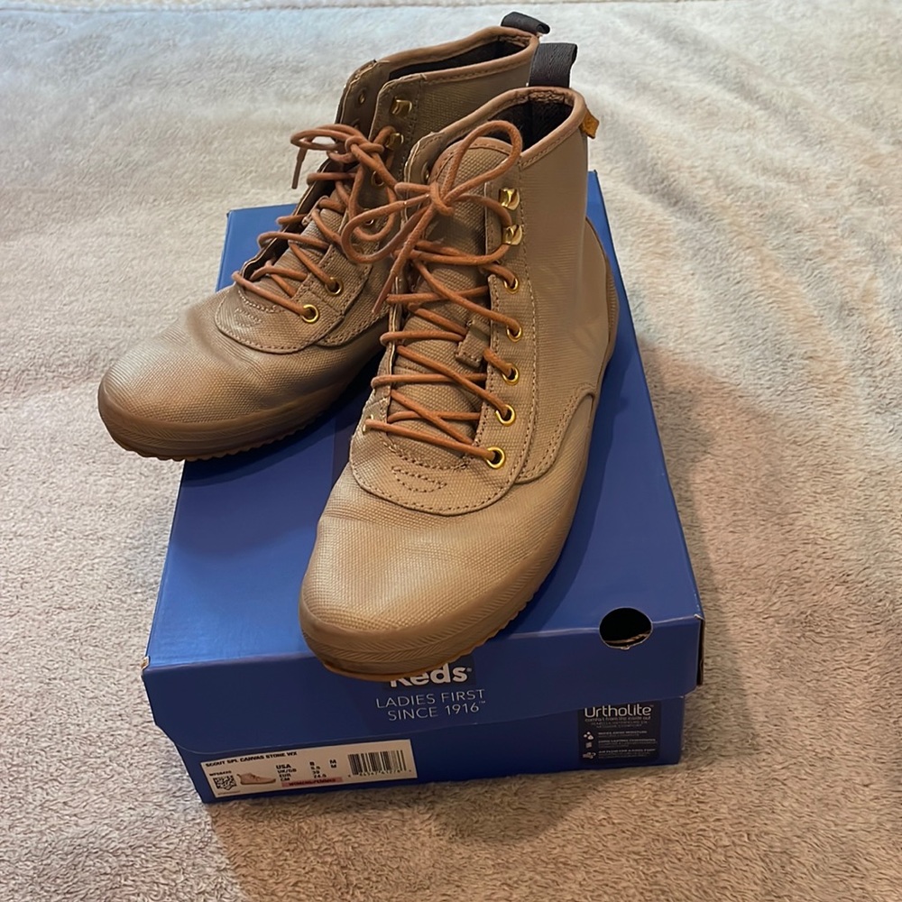 Keds Scout SPL Canvas Stone Wx size 8
